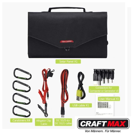 CRAFTMAX-mobiles-faltbares-Solar-Panel-100W-Ladegeraet-fuer-Solargeneratoren-Powerstation-Laptop-Handy-6