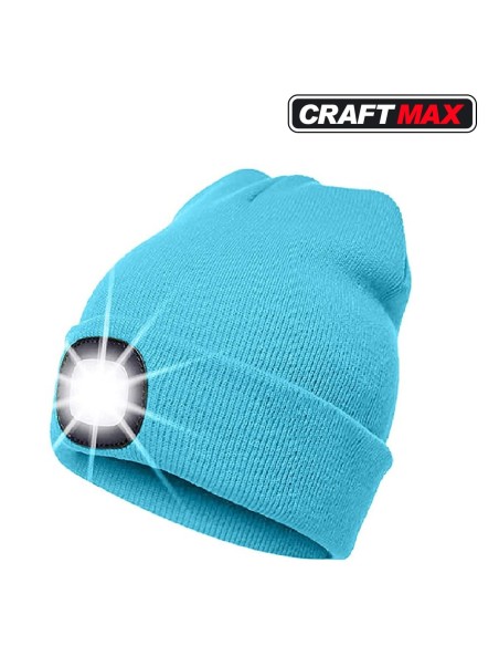CRAFTMAX-beanie-bap-Warme-Wintermuetze-4fach-LED-Strahler-hellblau-1