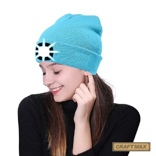 CRAFTMAX-beanie-bap-Warme-Wintermuetze-4fach-LED-Strahler-hellblau-1 2
