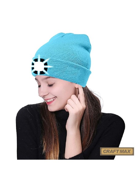 CRAFTMAX-beanie-bap-Warme-Wintermuetze-4fach-LED-Strahler-hellblau-3