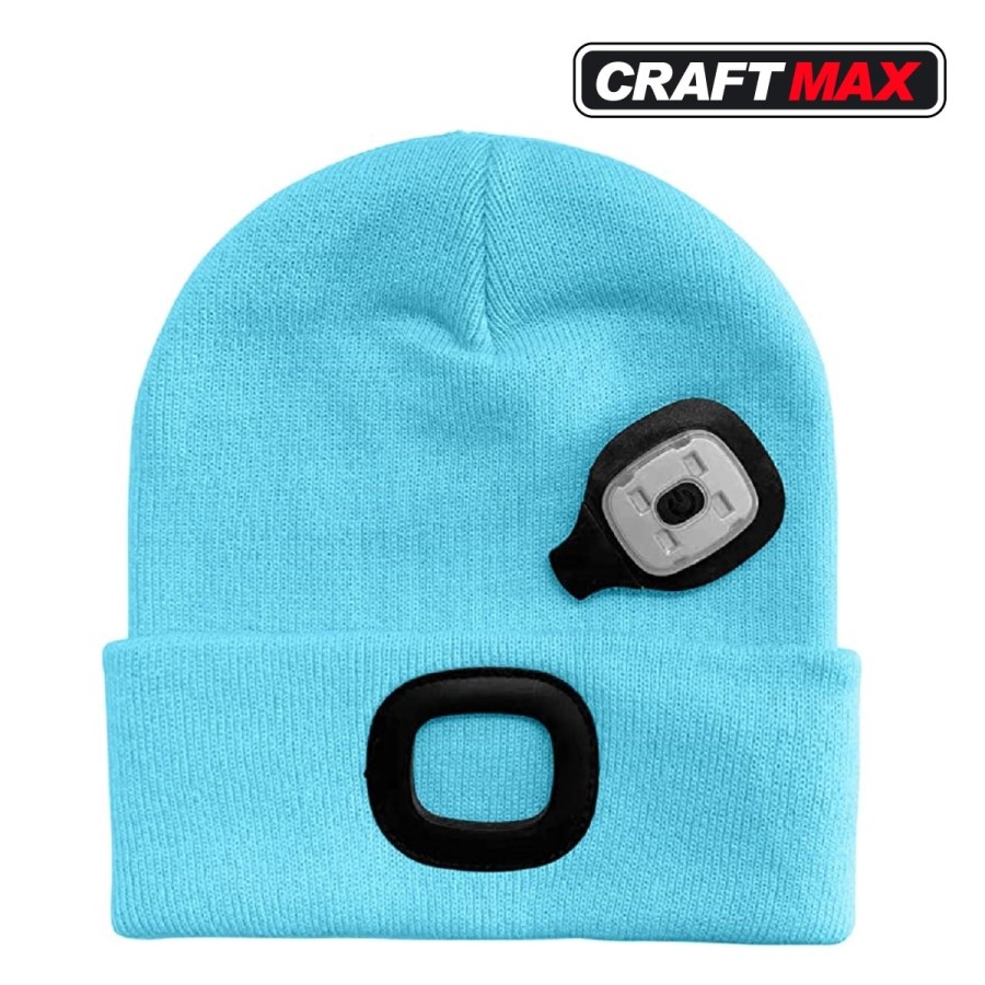 CRAFTMAX-beanie-bap-Warme-Wintermuetze-4fach-LED-Strahler-hellblau-2