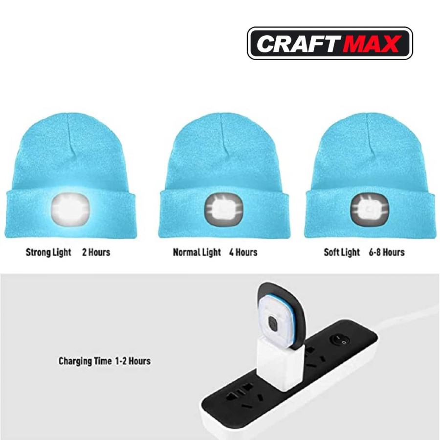 CRAFTMAX-beanie-bap-Warme-Wintermuetze-4fach-LED-Strahler-hellblau-4