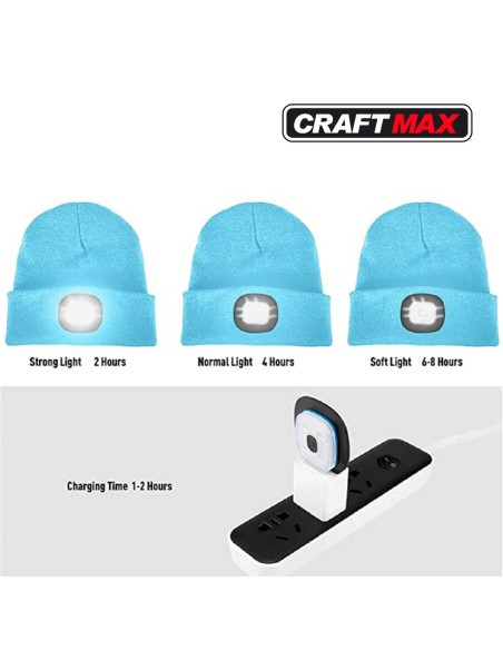CRAFTMAX-beanie-bap-Warme-Wintermuetze-4fach-LED-Strahler-hellblau-4