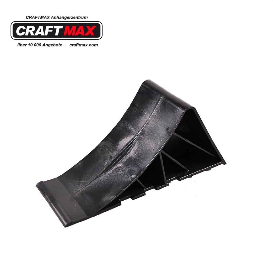 CRAFTMAX-Anhaenger-Bremsklotz-Unterlegkeil-schwarz