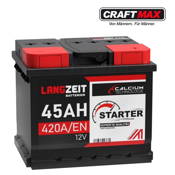 CRAFTMAX-Langzeit-Autobatterie-45Ah-12V-420AEN-1