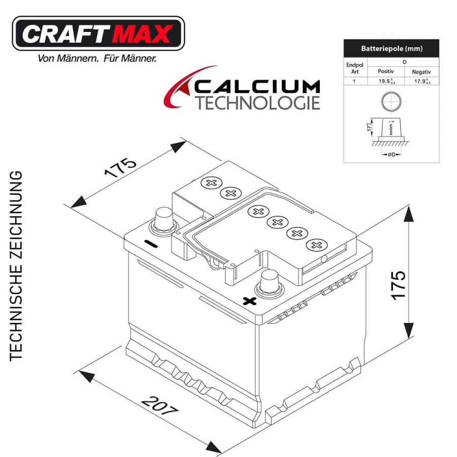 CRAFTMAX-Langzeit-Autobatterie-45Ah-12V-420AEN-2
