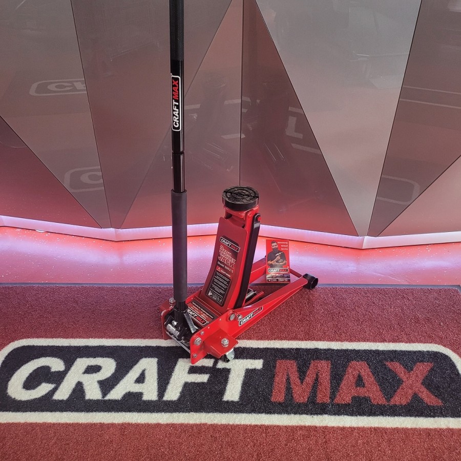 CRAFTMAX-redjack-3000kg-hydraulischer-Profi-Rangierwagenheber-3-Tonnen-Doppelkolben-2