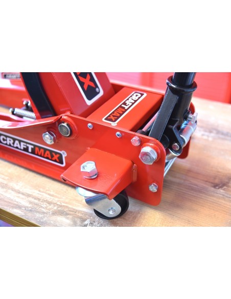 CRAFTMAX-Rangierwagenheber-Doppelkolben-3-Tonnen-rot-2