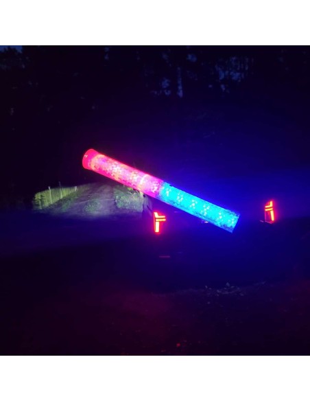 CRAFTMAX-red-blue-flashlight-Schlagstock-Stab-Taschenlampe-mit-roten-blauen-Warn-LED-5