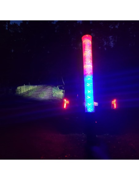 CRAFTMAX-red-blue-flashlight-Schlagstock-Stab-Taschenlampe-mit-roten-blauen-Warn-LED-2
