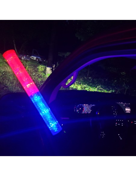CRAFTMAX-red-blue-flashlight-Schlagstock-Stab-Taschenlampe-mit-roten-blauen-Warn-LED-4
