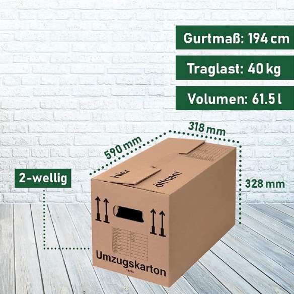 Umzugkarton-Profiqualitaet