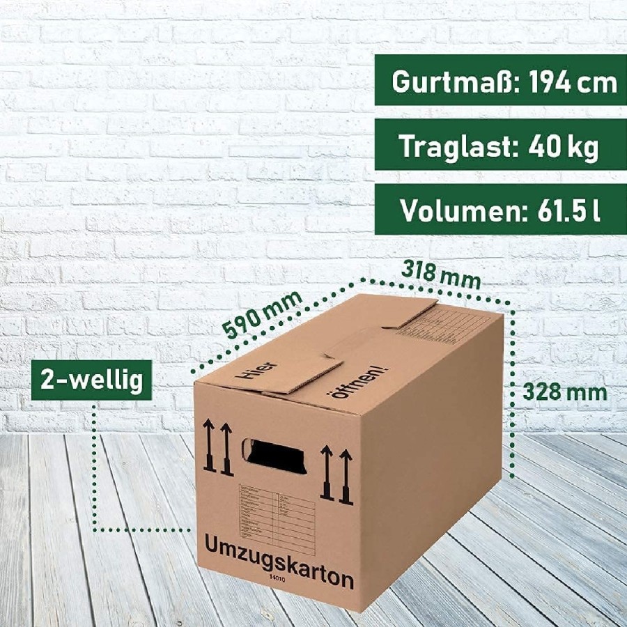 Umzugkarton-Profiqualitaet