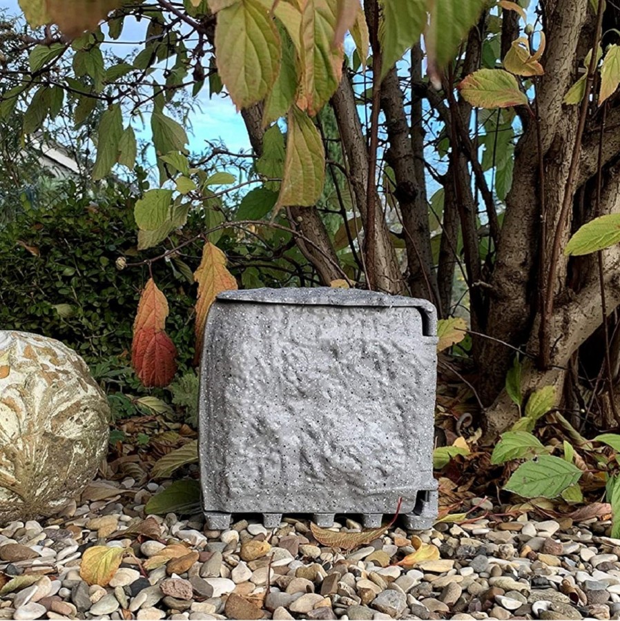 CRAFTMAX-Gartensteckdose-mit-Zeitschaltuhr-in-Steinoptik-2