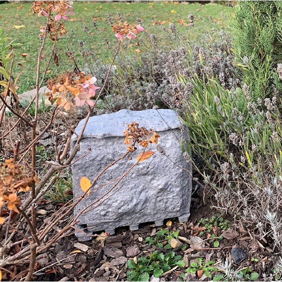 CRAFTMAX-Gartensteckdose-mit-Zeitschaltuhr-in-Steinoptik-3