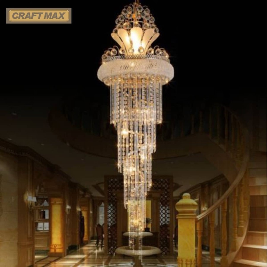OmanLuxe-Gold-Kristall-Kronleuchter-29-flammig-260cm-80cm