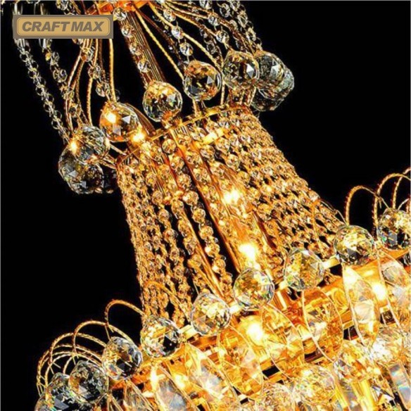 DohaLuxe-Gold-Kristall-Pendelleuchte-28-flammig-300cm-80cm