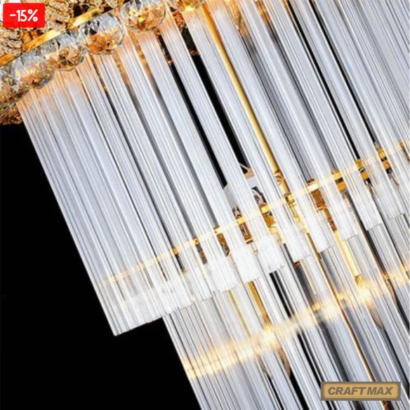 CRAFTMAX®-KhalifaLuxe-Gold-Kristall-Kerzenleuchter-29-flammig-250x80cm