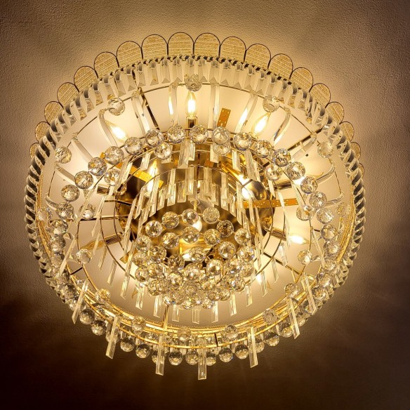 SUXULLUXUS®-FujairahLuxe-Gold-Kristall-riesige-Deckenleuchte-14-flammig-40x100cm-3