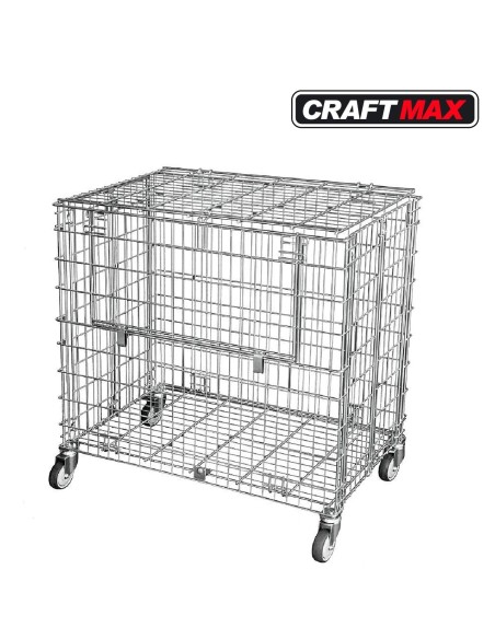 CRAFTMAX-Profibox-I-Gitterbox-auf-Rollen