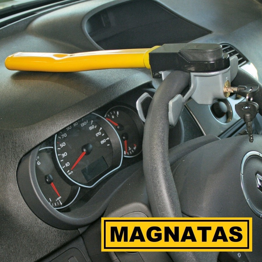 MAGNATAS-STEERINGBLOCK-yellow-Lenkradkralle-mechanische-Diebstahlsicherung-1