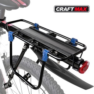 CRAFTMAX-Gepaecktraeger-mit-Kotfluegel-fuer-Mountainbike-Fatbike