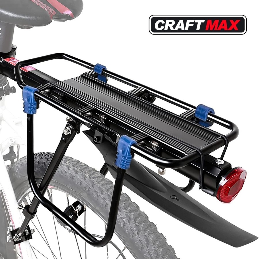 CRAFTMAX-Gepaecktraeger-mit-Kotfluegel-fuer-Mountainbike-Fatbike