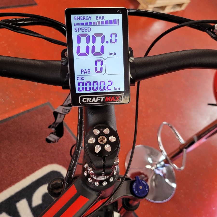 CRAFTMAX-hellboy-Elektrofahrrad-Mountainbike-26″-E-Bike-48V-17Ah-1000W-Lithium-Shimano-21-Gang-rot-schwarz-8