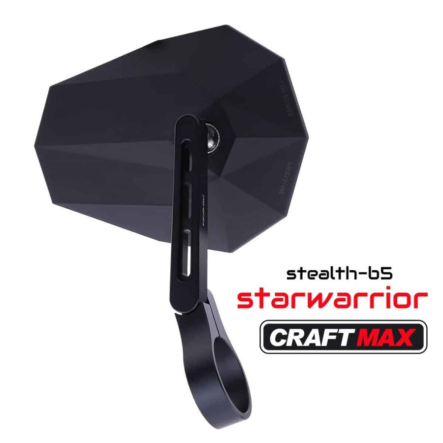 CRAFTMAX-stealth-b5-Lenkerspiegel-fuer-Fahrraeder-Mountenbike-e-Bikes