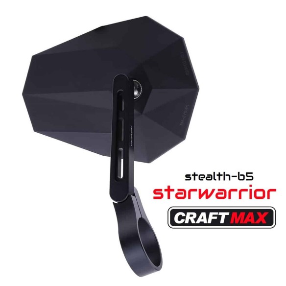 CRAFTMAX-stealth-b5-Lenkerspiegel-fuer-Fahrraeder-Mountenbike-e-Bikes