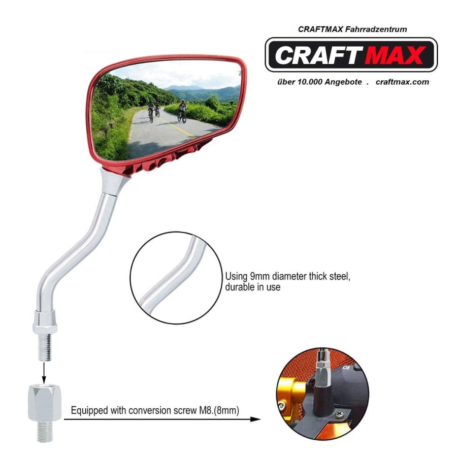 CRAFTMAX-hellraiser-Lenkerspiegel-fuer-Fahrraeder-Mountenbike-rot-3
