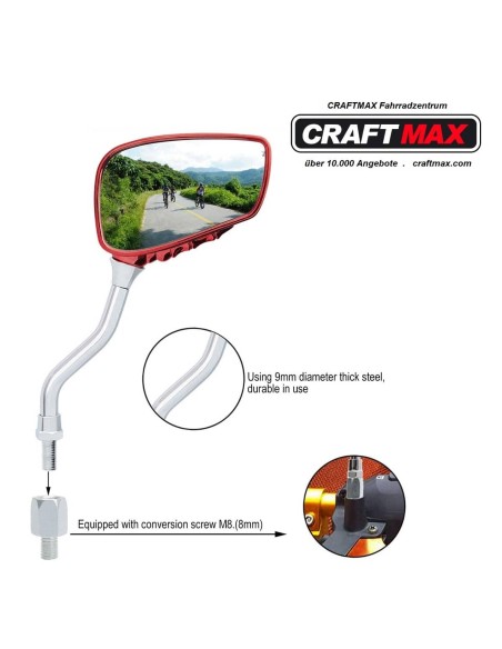 CRAFTMAX-hellraiser-Lenkerspiegel-fuer-Fahrraeder-Mountenbike-rot-3