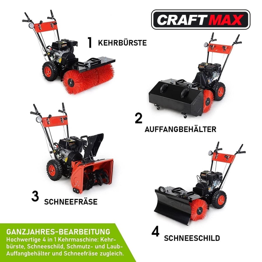 CRAFTMAX-4in1-Schneefraese-48-kW-65-PS-Benzin-Motor-2