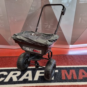 CRAFTMAX-Profi-Streuwagen-Streusalz-Duenger-Saatgut-Tierfutter-15Liter-bis-30kg-6 2