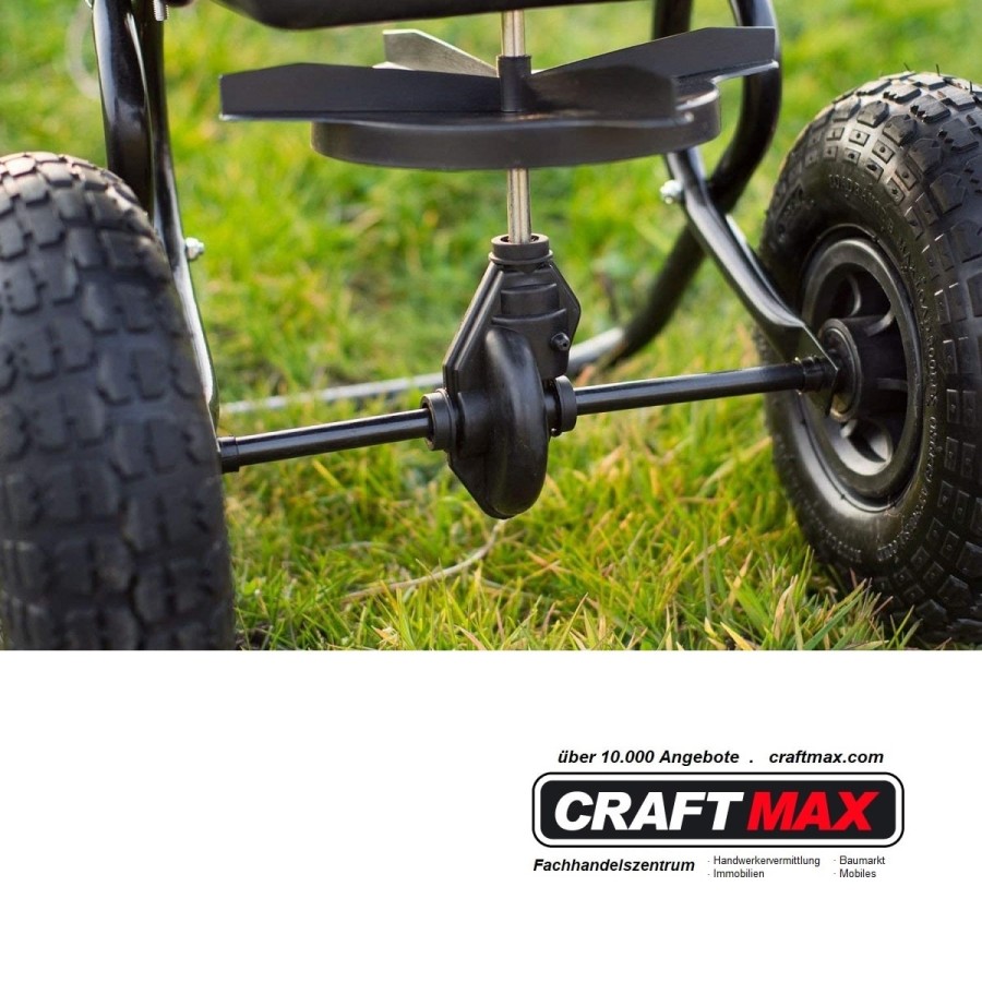 CRAFTMAX-Profi-Streuwagen-Streusalz-Duenger-Saatgut-Tierfutter-15Liter-bis-30kg-8