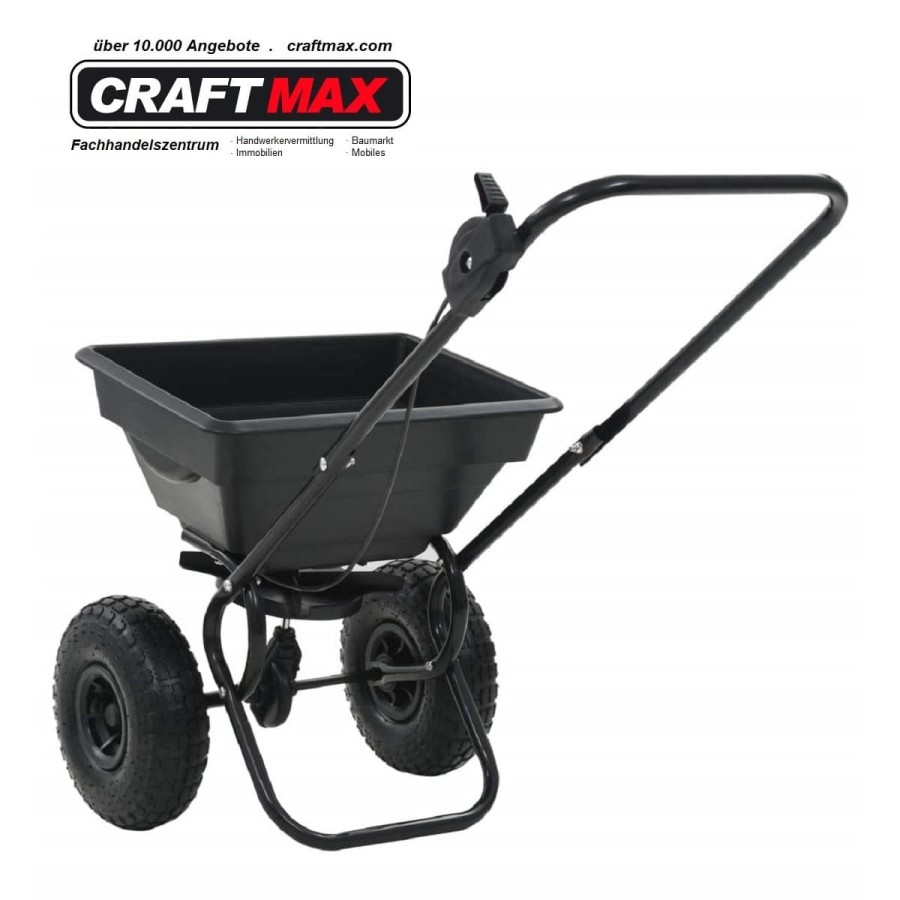 CRAFTMAX-Profi-Streuwagen-Streusalz-Duenger-Saatgut-Tierfutter-15Liter-bis-30kg-2