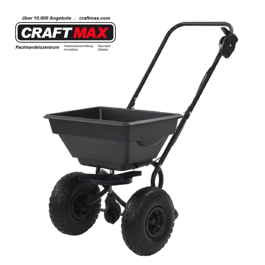 CRAFTMAX-Profi-Streuwagen-Streusalz-Duenger-Saatgut-Tierfutter-15Liter-bis-30kg-3