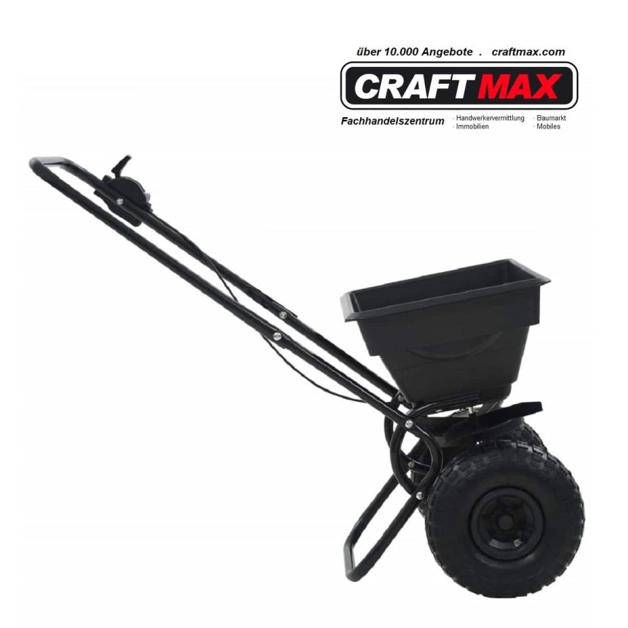 CRAFTMAX-Profi-Streuwagen-Streusalz-Duenger-Saatgut-Tierfutter-15Liter-bis-30kg-9