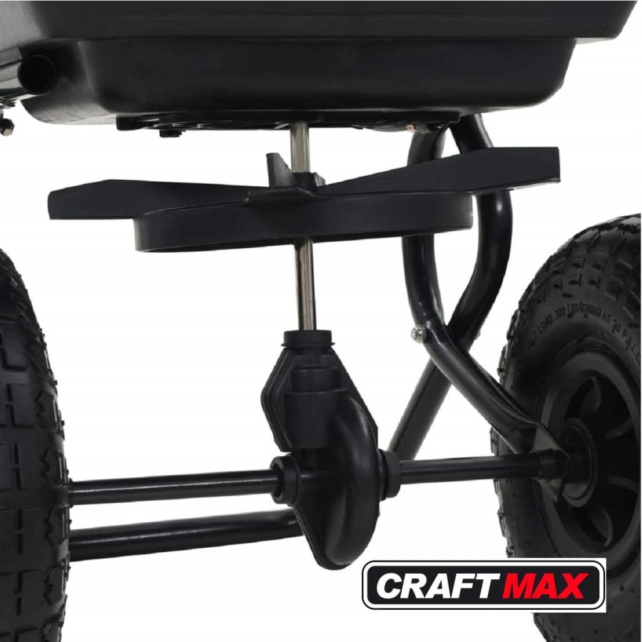 CRAFTMAX-Profi-Streuwagen-Streusalz-Duenger-Saatgut-Tierfutter-15Liter-bis-30kg-12