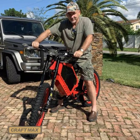 CRAFTMAX-Stealth-bomber-B52-e-bike-8000Watt-rot