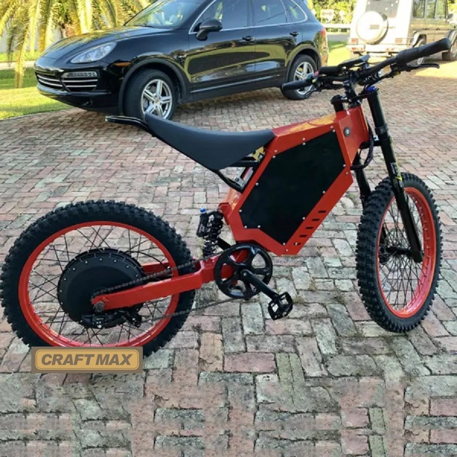 CRAFTMAX-Stealth-bomber-B52-e-bike-8000Watt-red