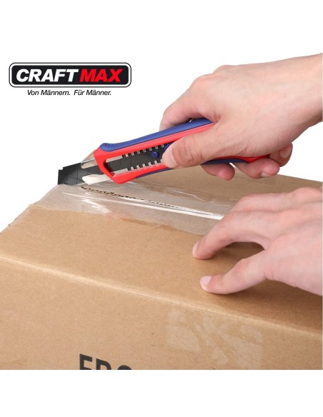 CRAFTMAX-Cuttermesser-mit-Stahlfuehrung-Gummigriff-3