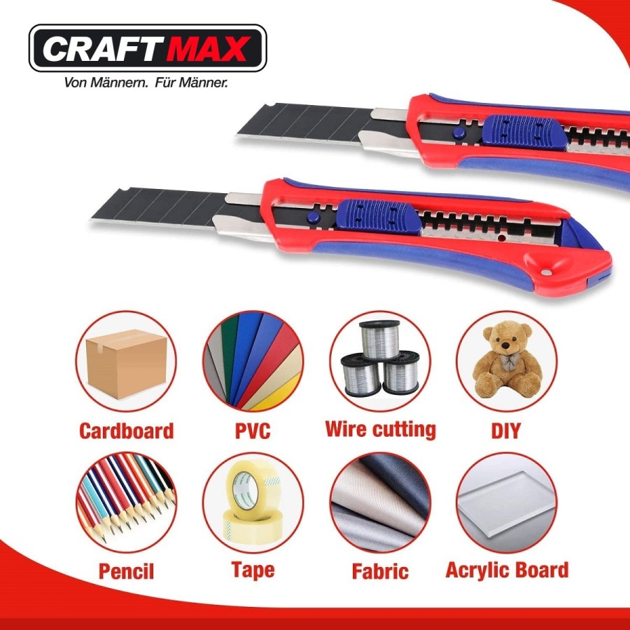 CRAFTMAX-Cuttermesser-mit-Stahlfuehrung-Gummigriff-4