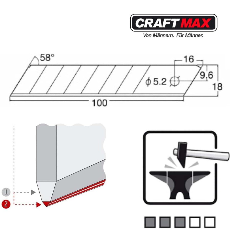 CRAFTMAX-Cuttermesser-mit-Stahlfuehrung-Gummigriff-2