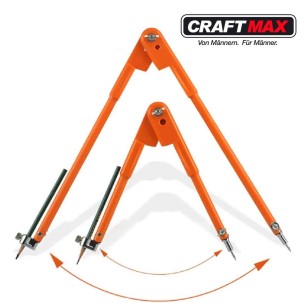 CRAFTMAX-40cm-grosser-Zirkel-fuer-Handwerker-Maler-Kuenstler-1