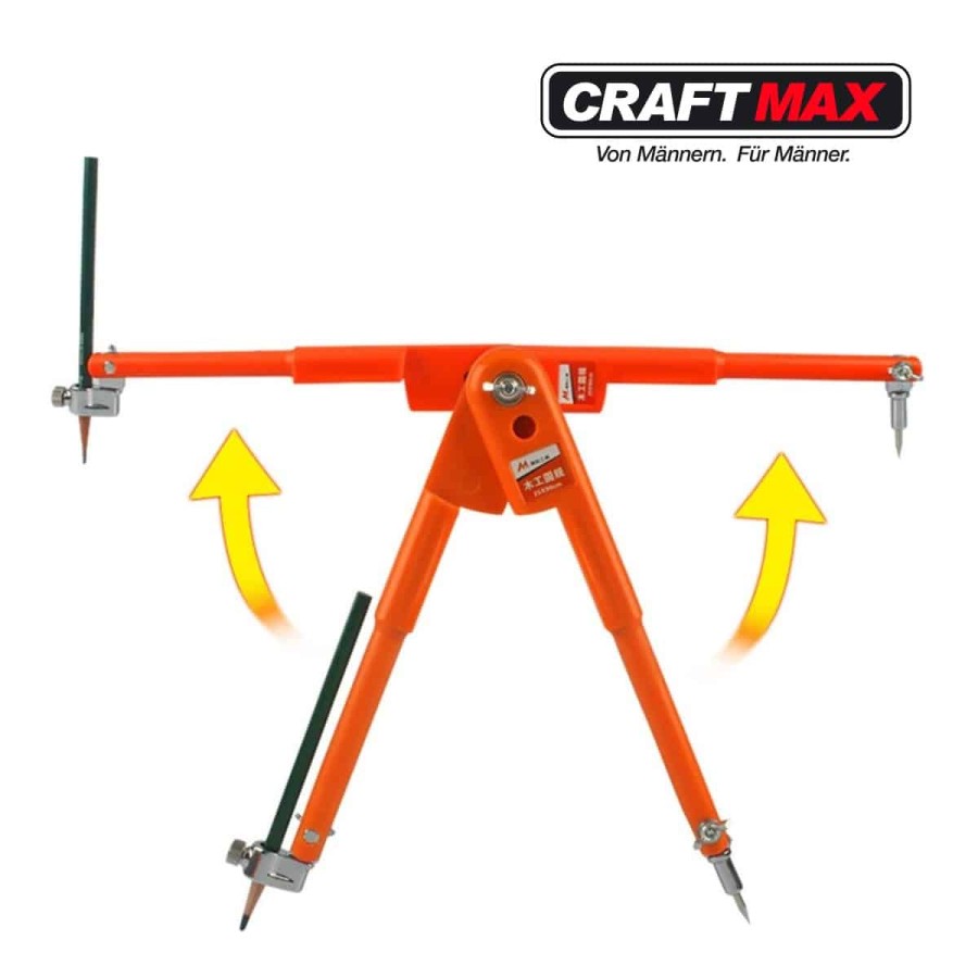 CRAFTMAX-40cm-grosser-Zirkel-fuer-Handwerker-Maler-Kuenstler-7