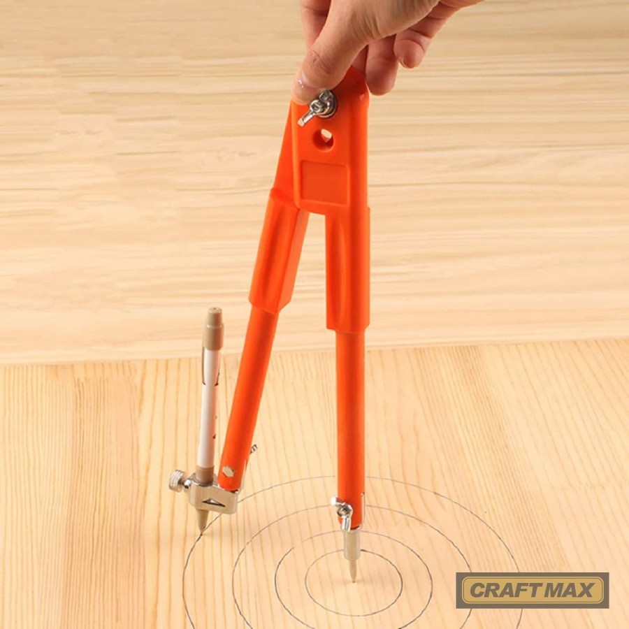 CRAFTMAX-40cm-grosser-Zirkel-fuer-Handwerker-Maler-Kuenstler-5
