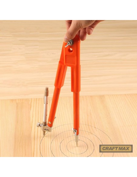CRAFTMAX-40cm-grosser-Zirkel-fuer-Handwerker-Maler-Kuenstler-5