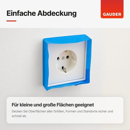 GAUDER-blaues-Malerkreppband-Abklebeband-fuer-Steckdosen