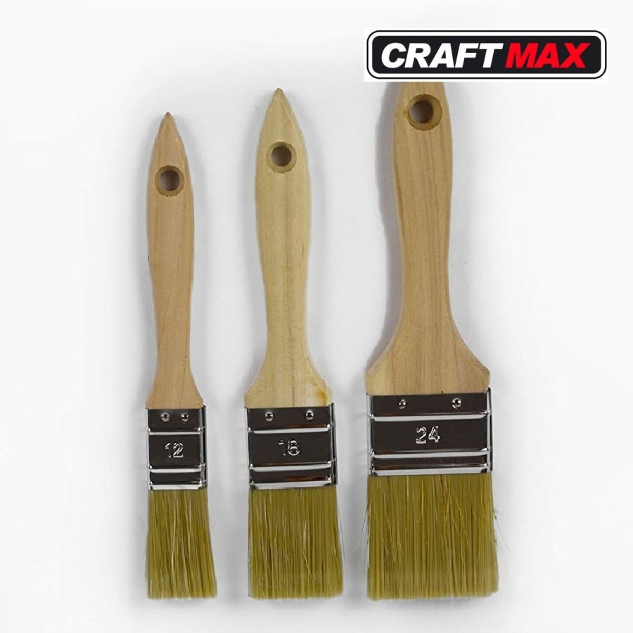 CRAFTMAX-Kuenstler-Set-Flachpinsel-Abdeckfolie-Farbwanne